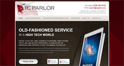 Desktop Screenshot of pcparlor.com